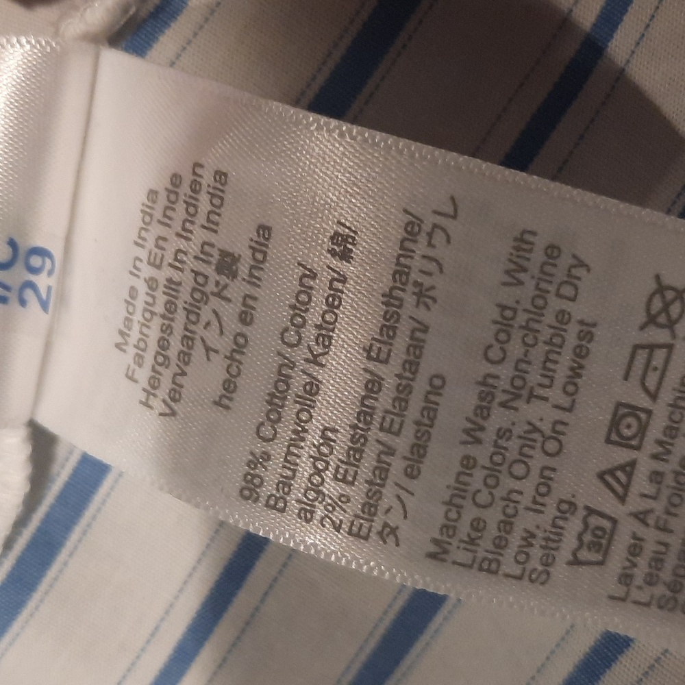 J Crew striped button up sz xxs - Picture 8 of 8